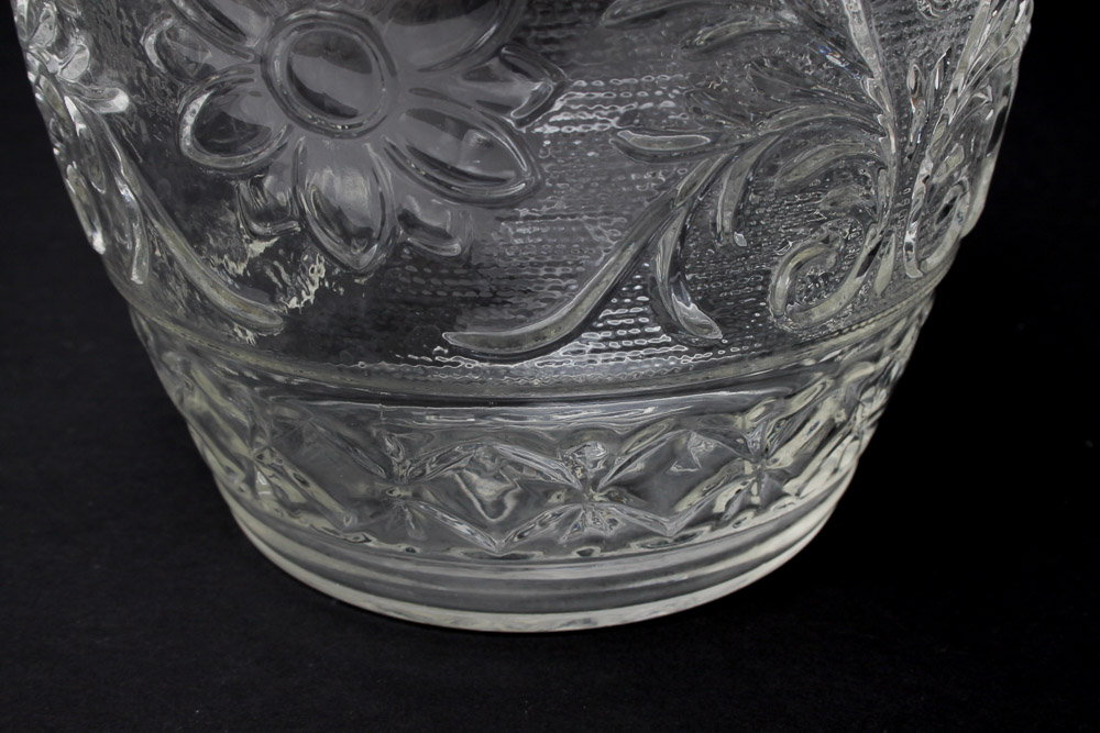 Floral Etched Glassware