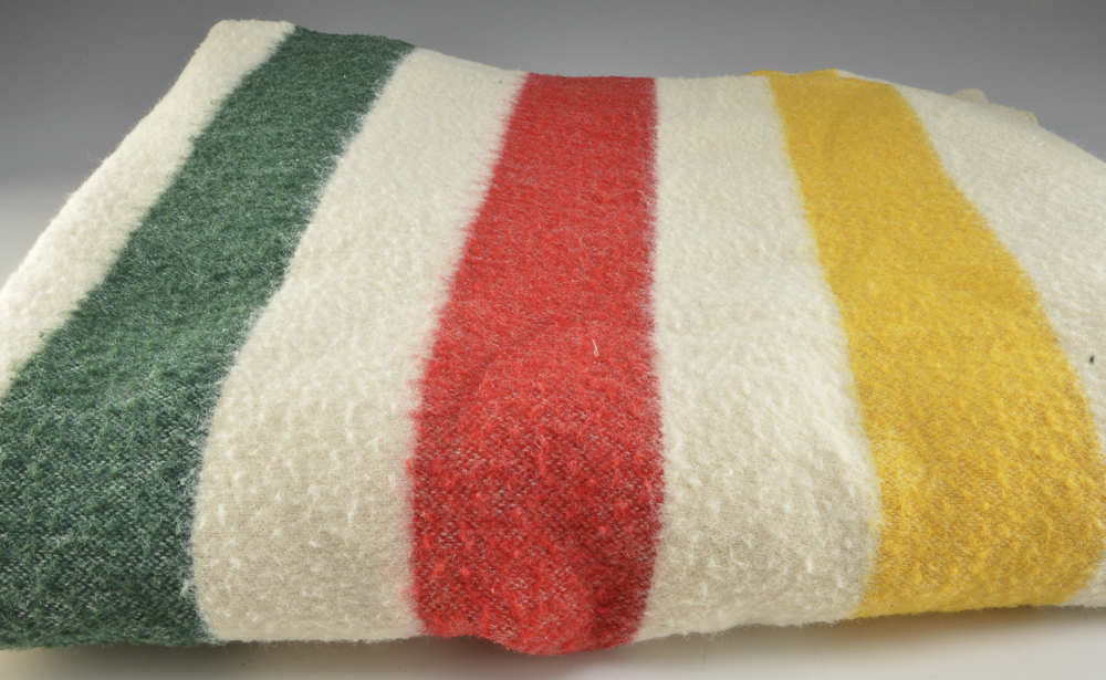 L.L. Bean Wool Striped Blanket