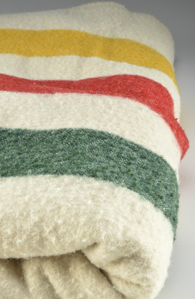 L.L. Bean Wool Striped Blanket