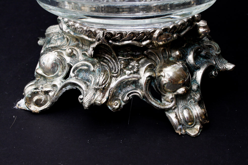 Pressed Glass Punch Set