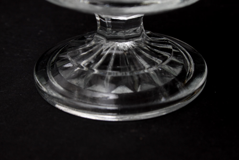 Pressed Glass Punch Set