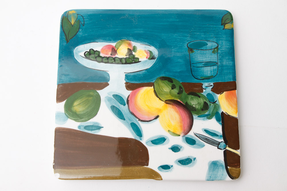 Sea Green Trivets and Cutting Board