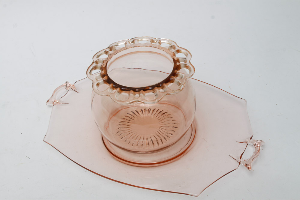 Pink Tinted Glassware