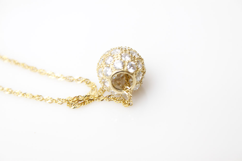 14K Yellow Gold 18" Rope Chain with Pendant