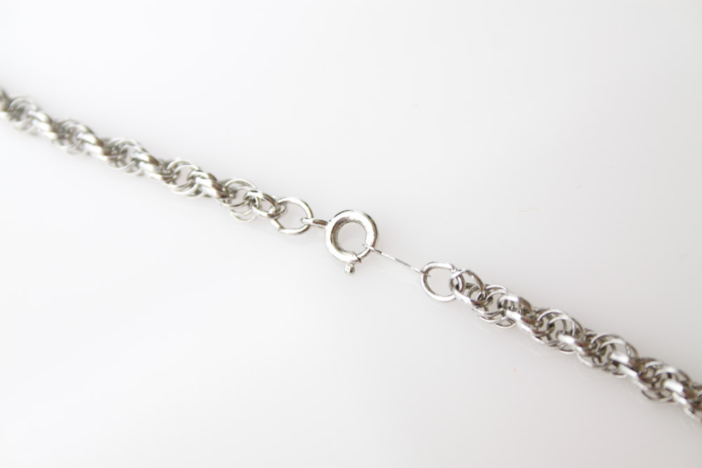 Two Sterling Necklaces with Pendants