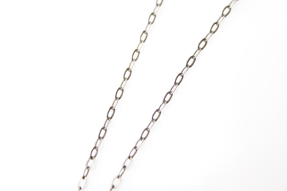 Two Sterling Necklaces with Pendants