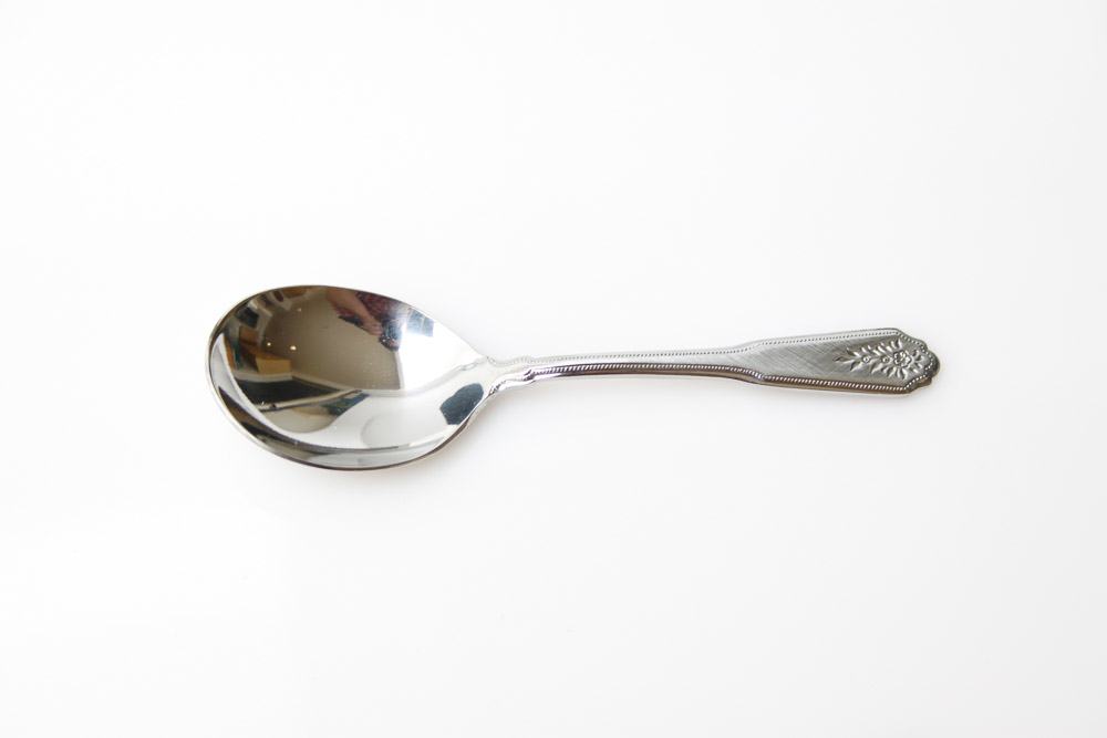 Native American Sterling Fork and Stainless Infant Serving Set