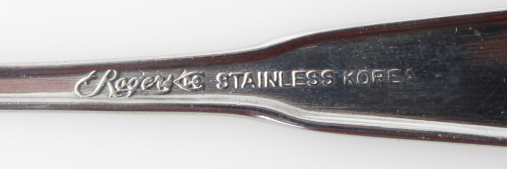 Native American Sterling Fork and Stainless Infant Serving Set