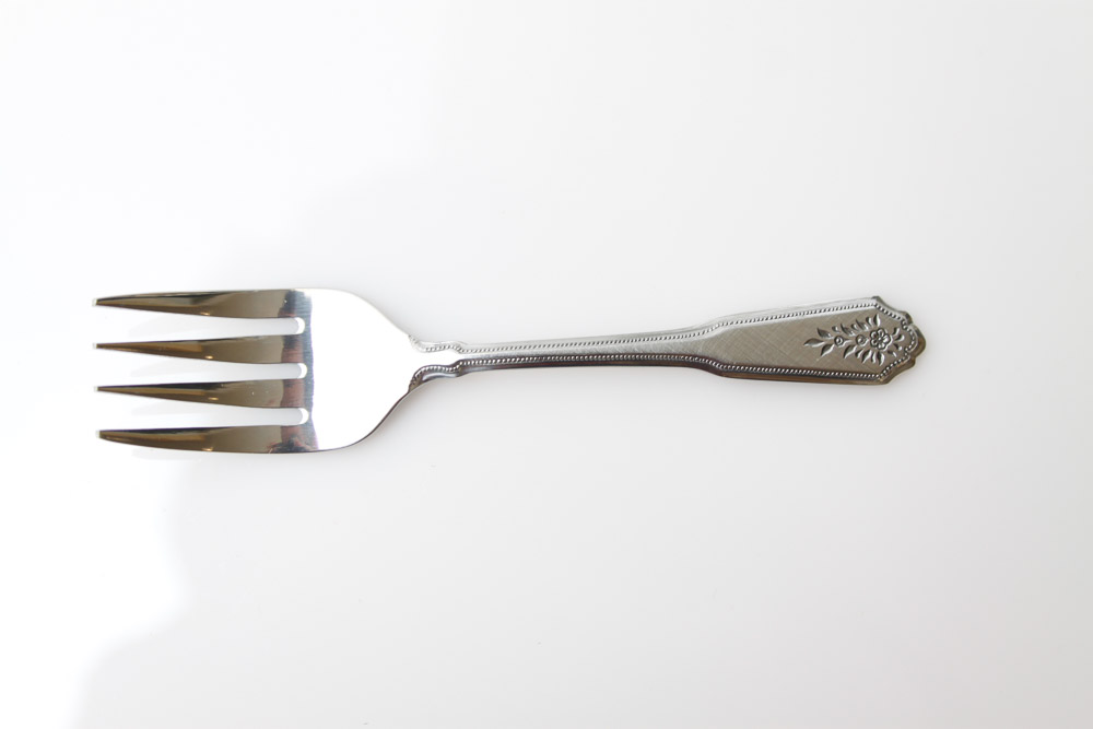 Native American Sterling Fork and Stainless Infant Serving Set