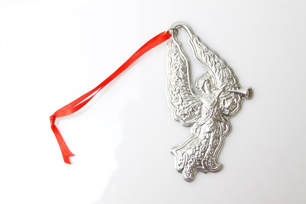 Two Pewter Ornaments