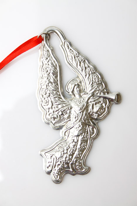 Two Pewter Ornaments