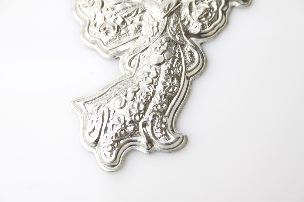 Two Pewter Ornaments