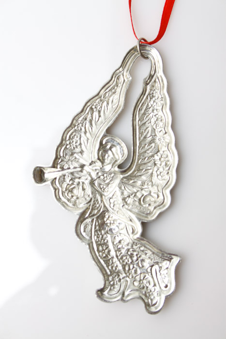 Two Pewter Ornaments