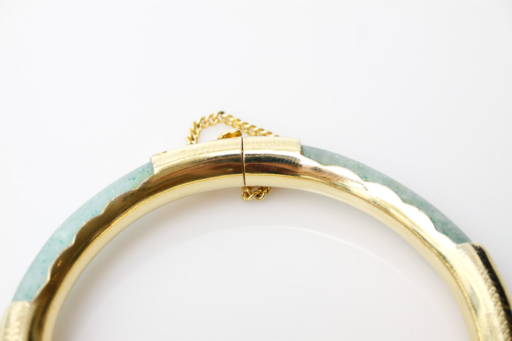 East Asian Style Bangle, Ring and Brooch