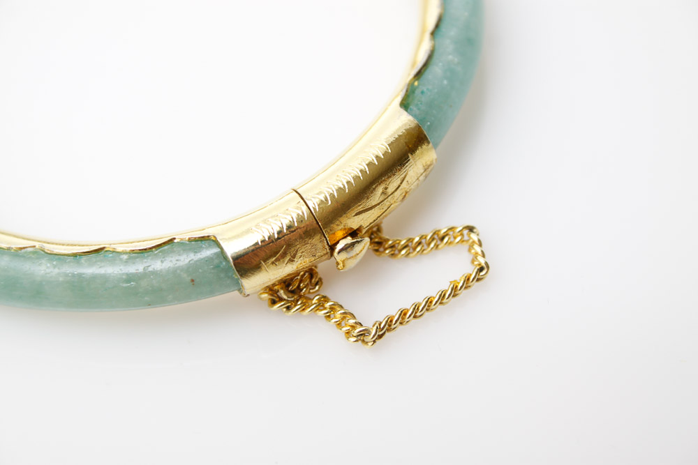 East Asian Style Bangle, Ring and Brooch