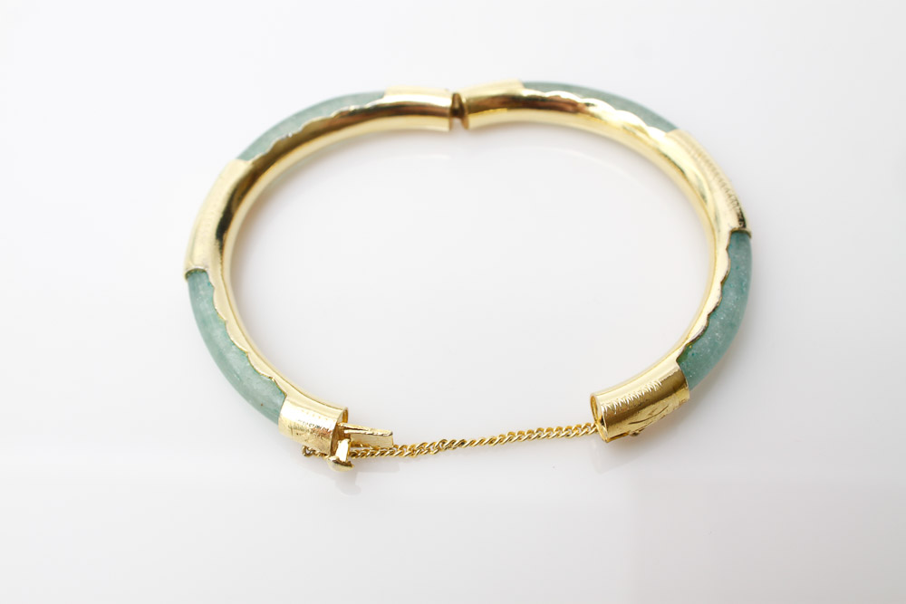 East Asian Style Bangle, Ring and Brooch