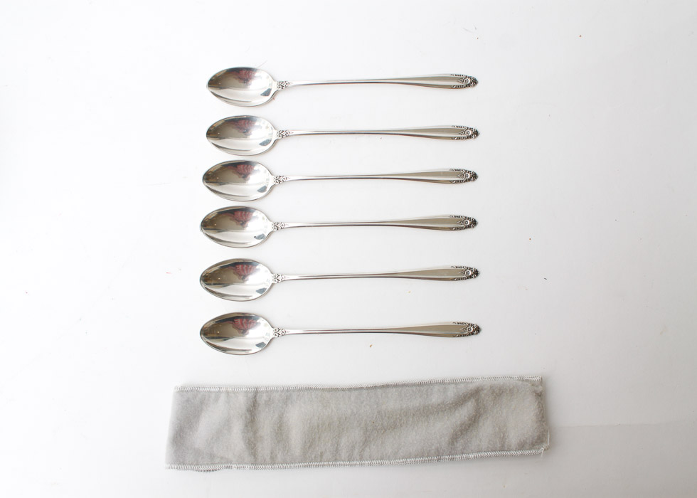 "Prelude" International Sterling Iced Tea Spoons