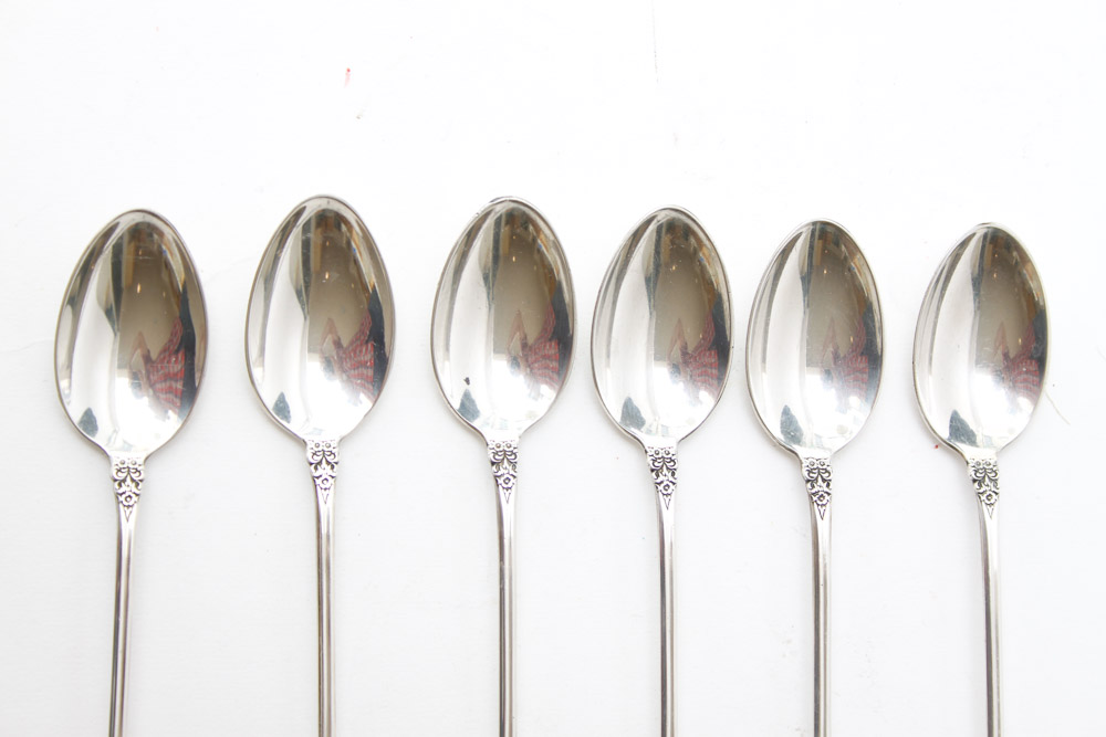 "Prelude" International Sterling Iced Tea Spoons