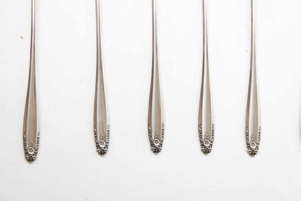 "Prelude" International Sterling Iced Tea Spoons