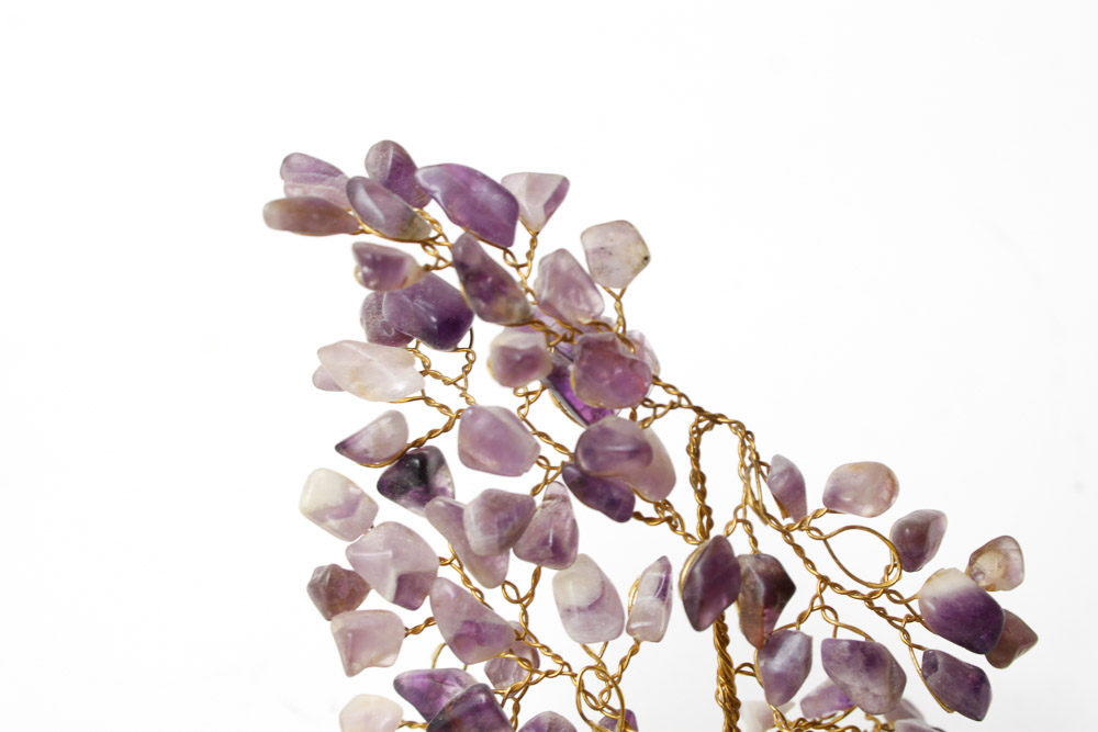 Marble Eggs and Amethyst Tree