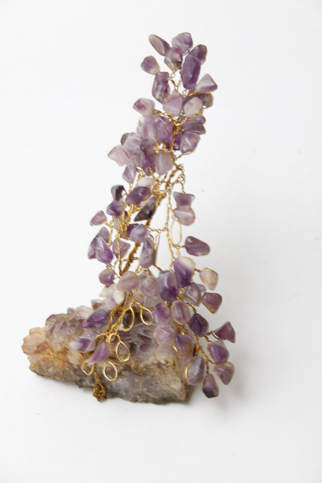 Marble Eggs and Amethyst Tree