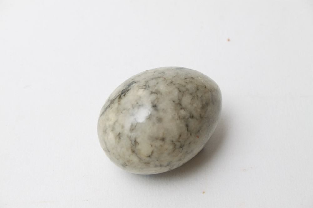 Marble Eggs and Amethyst Tree