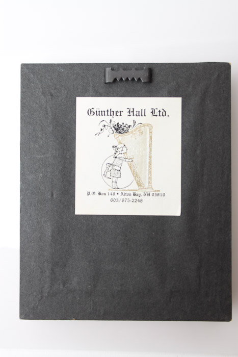 Antique Skeleton Key and Painted Needlepoint