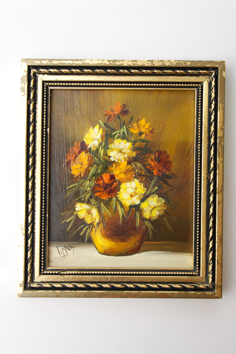 Original Signed Miniature Oil Painting