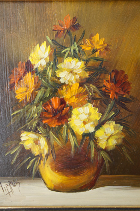 Original Signed Miniature Oil Painting