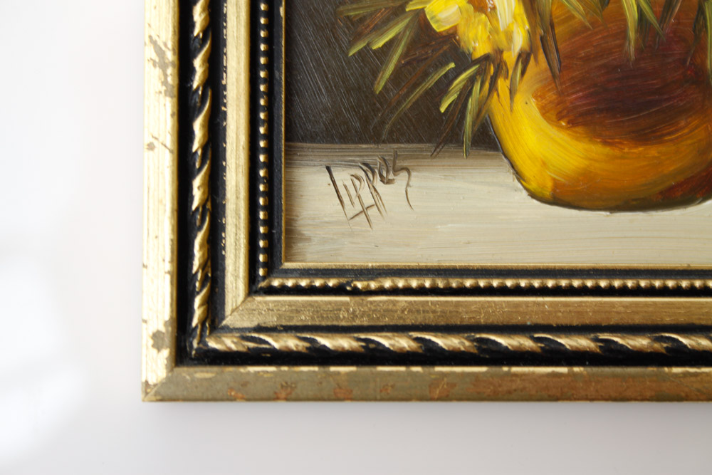 Original Signed Miniature Oil Painting