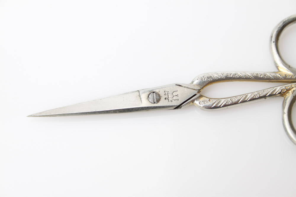 Vintage Embroidery Scissors and a Sewing Kit