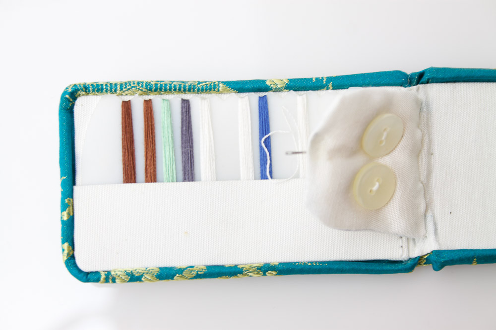 Vintage Embroidery Scissors and a Sewing Kit