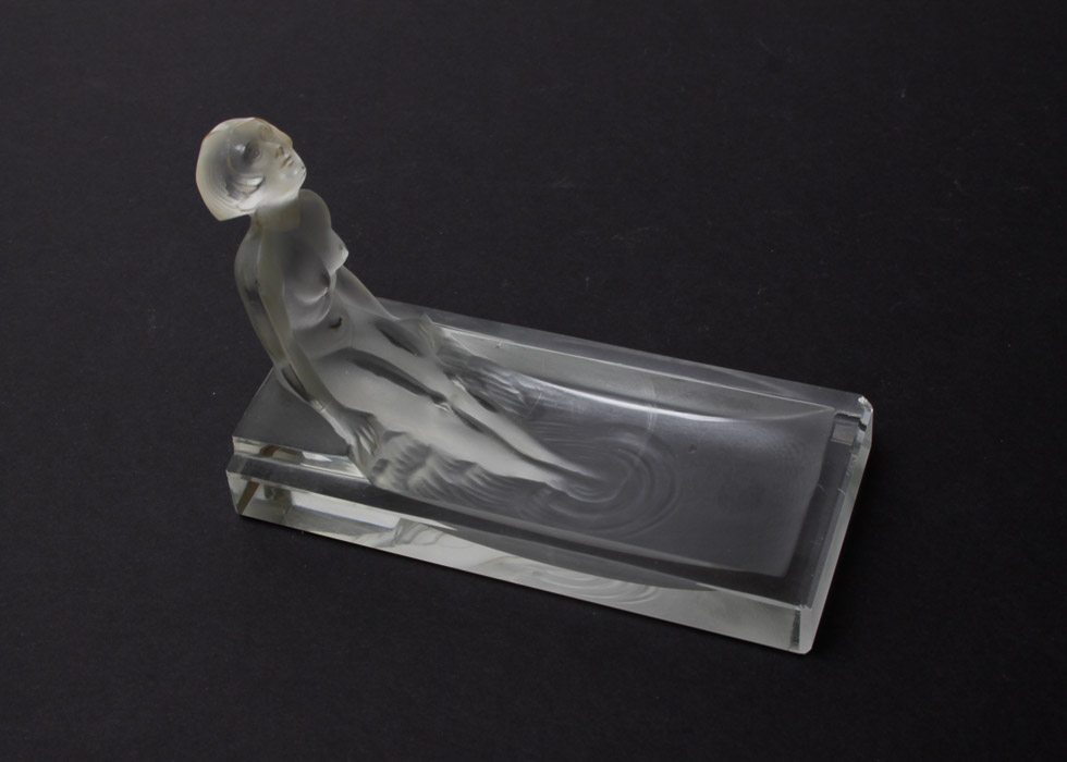 Art Deco Style Bathing Nude Pin Tray