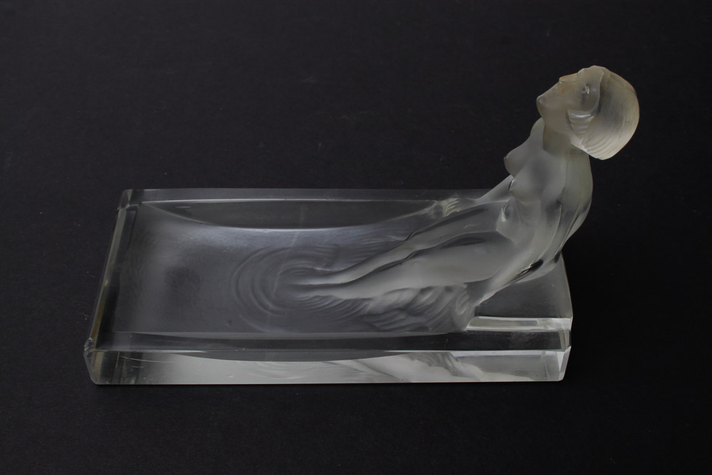 Art Deco Style Bathing Nude Pin Tray