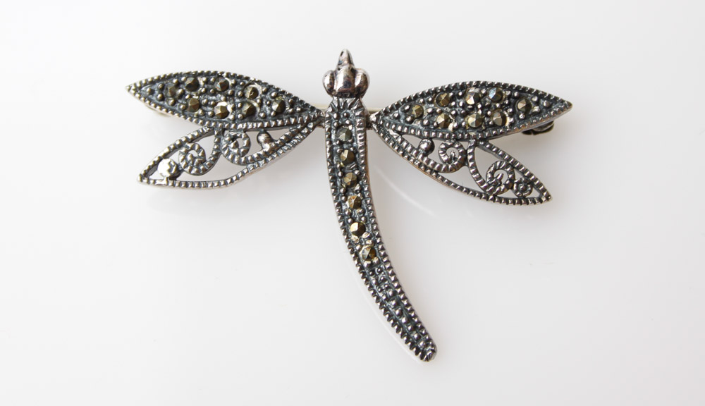 Sterling Earrings and Brooch