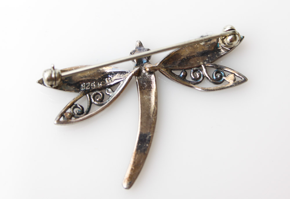 Sterling Earrings and Brooch
