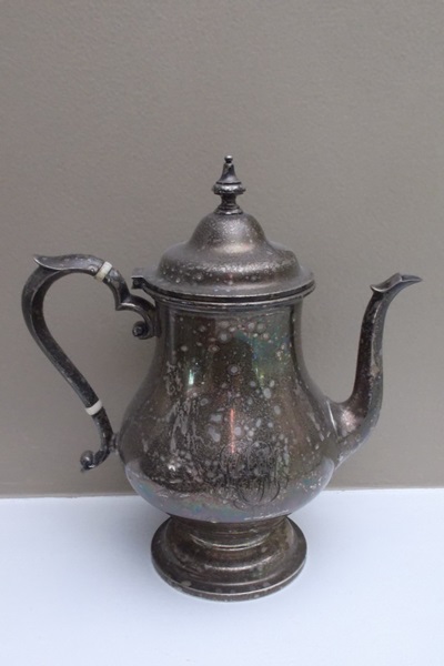 Alvin "Georgian" Five-Piece Sterling Silver Service with Tray