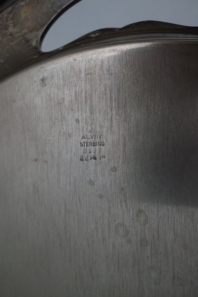 Alvin "Georgian" Five-Piece Sterling Silver Service with Tray