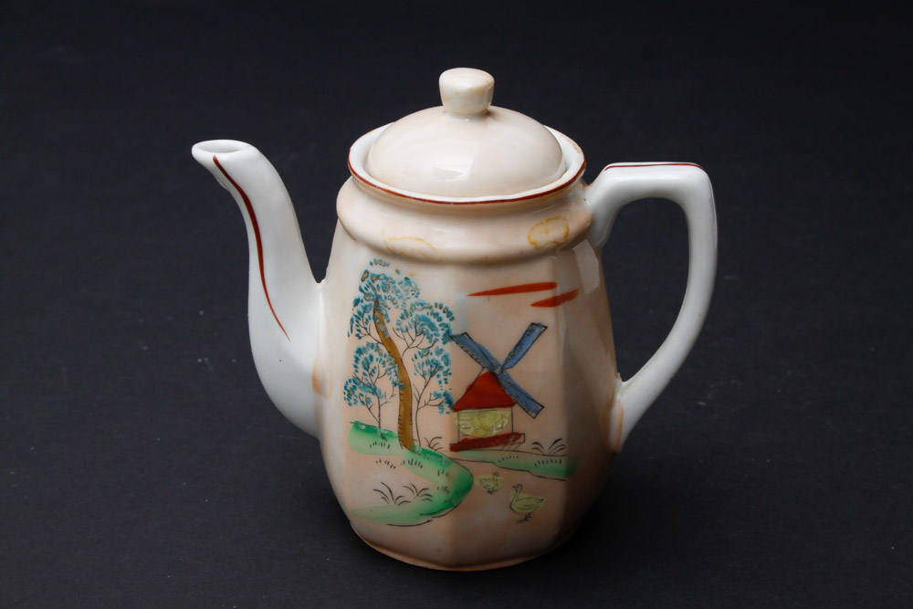 Hand Painted Japanese Tea Set