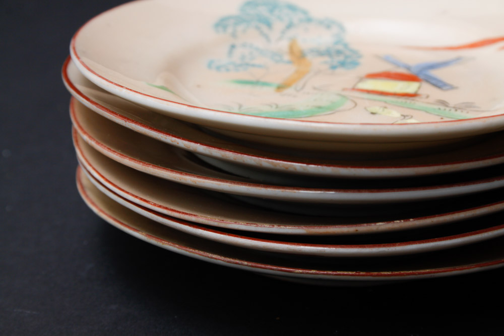 Hand Painted Japanese Tea Set