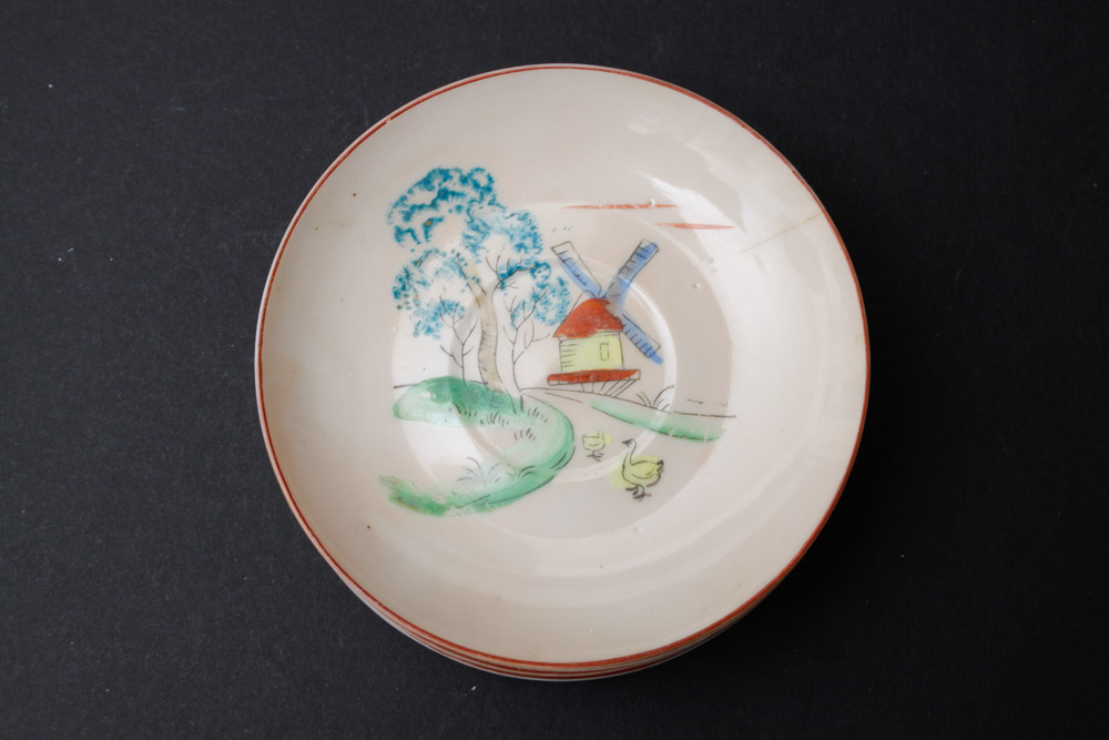 Hand Painted Japanese Tea Set