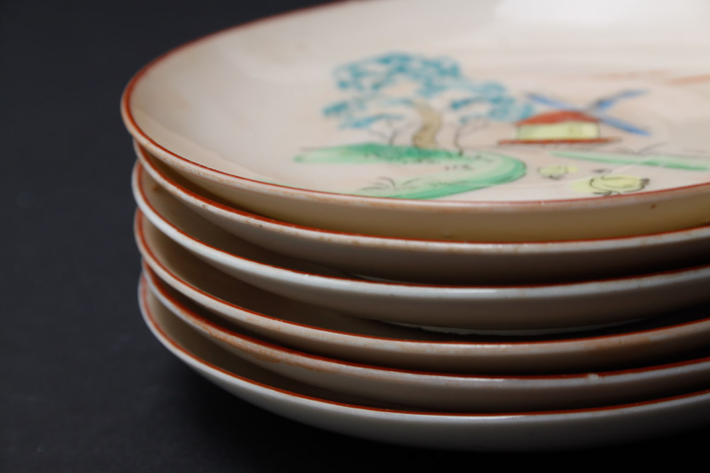 Hand Painted Japanese Tea Set