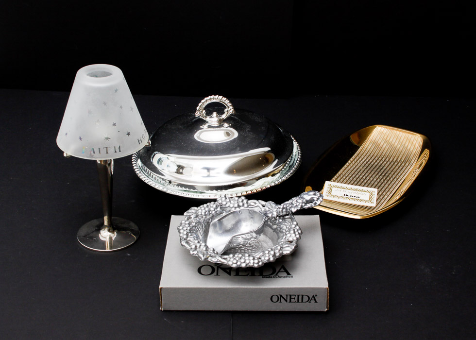 Plated and Metal Serving Dishes