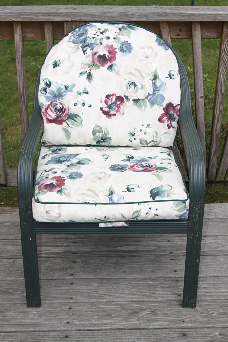 Green Metal Patio Table Set