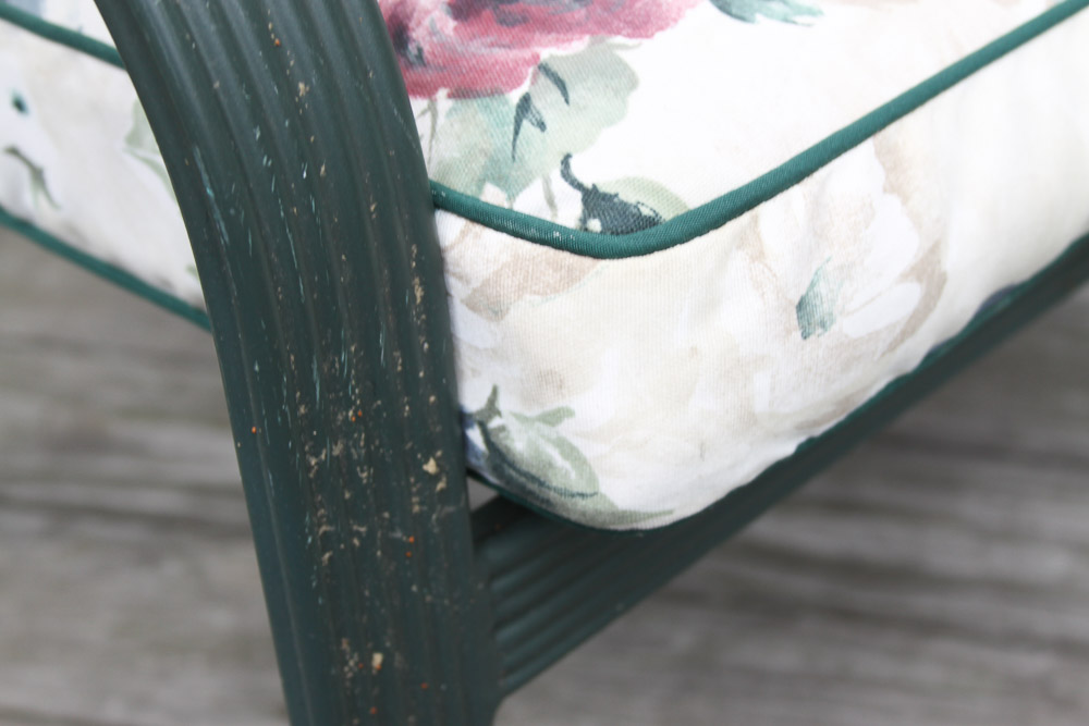 Green Metal Patio Table Set