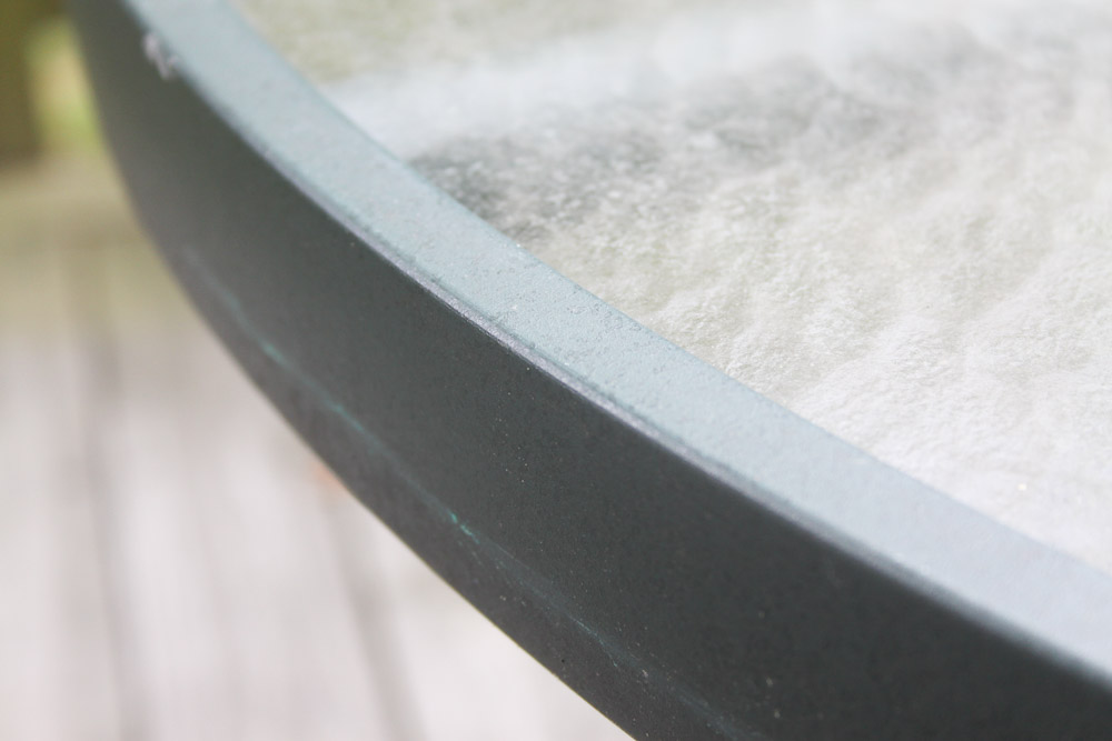 Green Metal Patio Table Set