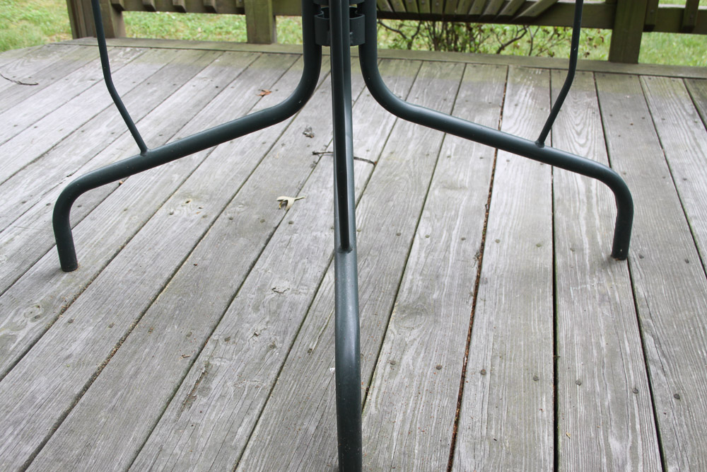 Green Metal Patio Table Set