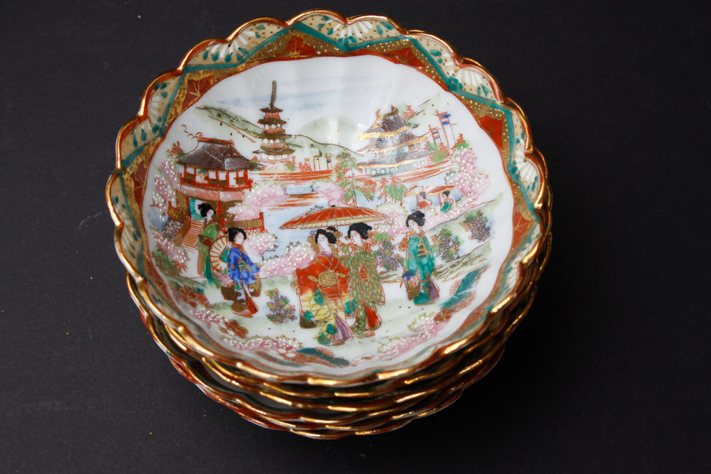 Head Painted Japanese Ceramics