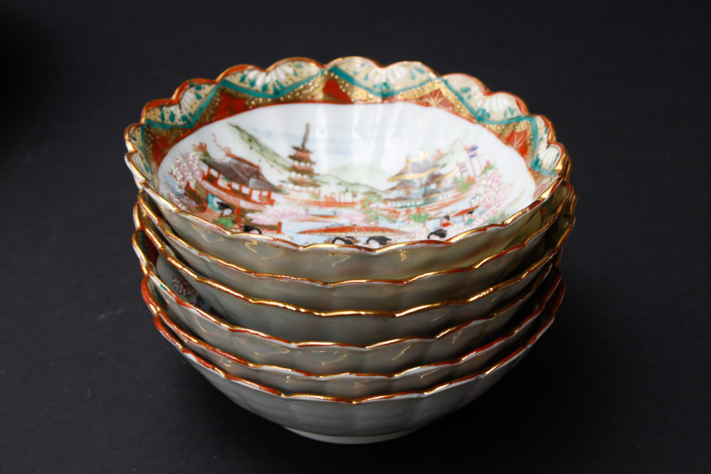 Head Painted Japanese Ceramics