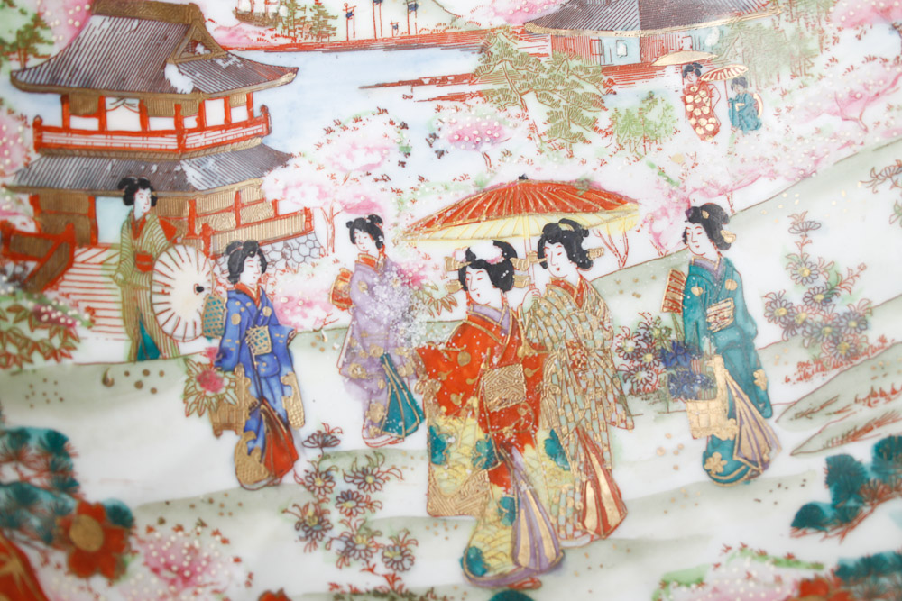 Head Painted Japanese Ceramics